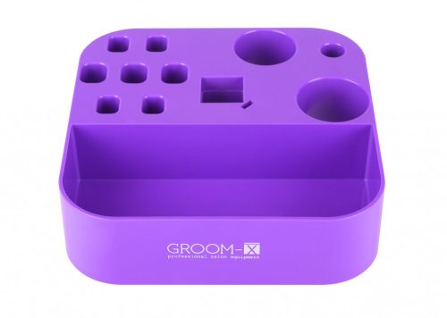 Groom-X állványra rögzíthető eszköztartó lila