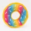 ZippyPaws Donutz - óriási szivárványmázas fánk 27cm