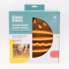 ZippyPaws Happy Bowl - evéslassító tál 950ml hamburger