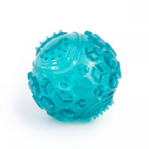 ZippyPaws Tuff Squeaker Ball - sípolós labda 7,5cm türkiz