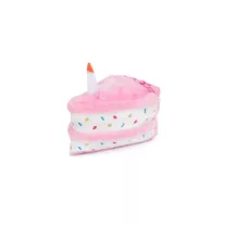   ZippyPaws Születésnapi sípoló tortaszelet rózsaszín 18cm