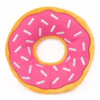 ZippyPaws Donutz - óriási epres fánk 27cm