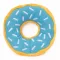 ZippyPaws Donutz - óriási áfonyás fánk 27cm
