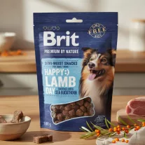 Brit Happy Day Semi-Moist Snack bárány homoktövissel 180g