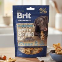 Brit Happy Day Collagen Chews Waves 12cm, 2db