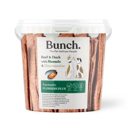 Bunch Fantastic Flossers Plus - kacsával, glükozaminnal és zöldkagylóval 500g