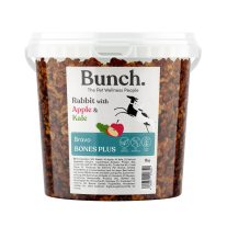   Bunch Bravo Bones Plus - tréningfalatok nyúlhús almával, fodroskellel 1kg