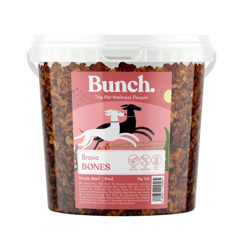 Bunch Bravo Bones - 100% marhahús tréningfalatok 1kg