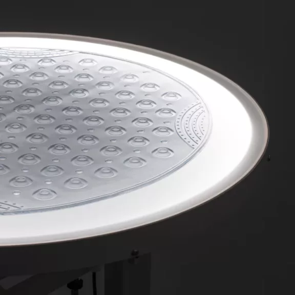Blovi Luce pneumatikus asztal Led, forgó tetővel 70cm