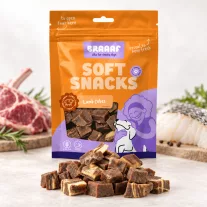 Braaaf puha bárányhúsos kockafalatok tőkehallal 85 g
