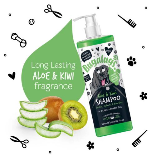 Bugalugs Shooting - aloe és kiwi sampon 250ml