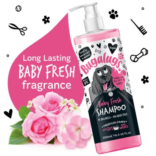 Bugalugs Baby Fresh - púderes sampon 500ml