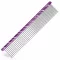 IdealDog fém fésű sűrű/ritka 50/50 16cm lila