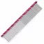 IdealDog fémfésű sűrű/ritka 50/50 19 cm – bordó