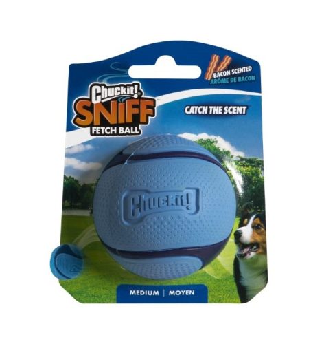 Chuckit! Sniff Fetch Ball bacon illatú labda 6cm - kék