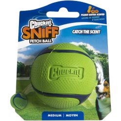   Chuckit! Sniff Fetch Ball mogyoróvaj illatú labda 6cm - zöld