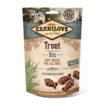 Carnilove Semi Moist Snack Pisztráng kaporral 200g