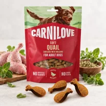 Carnilove Semi Moist Fürjes Jutalomfalat Oregánóval 200 g