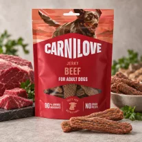 Carnilove Jerky Marhahúsos Jutalomfalat 100 g