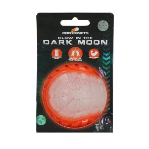 Dog Comets Glowing Moon labda narancs 7,5cm