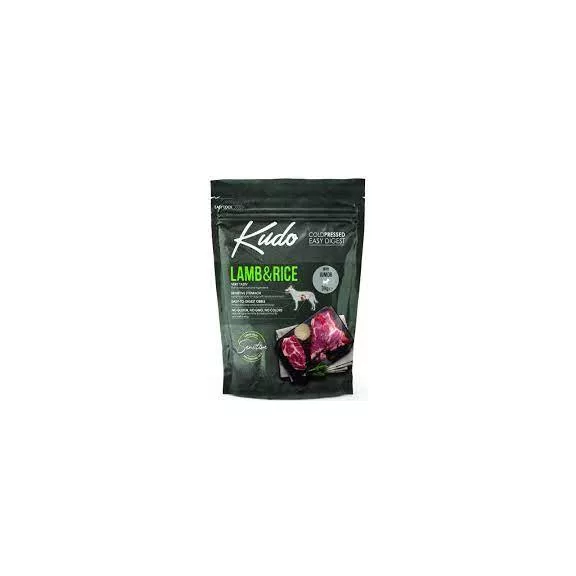 KUDO bárány-rizs hidegen sajtolt száraztáp kistestű felnőtt kutyáknak 3 kg KUDO bárány-rizs hidegen sajtolt száraztáp kistestű felnőtt kutyáknak 3 kg