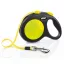 Flexi NEON szalagos automata póráz sárga M 5 m, 20 kg-ig