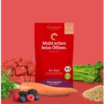   Herrmann's BIO Párolt menü marha, sárgarépa, amaránt 150g