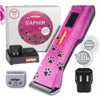 Heiniger Saphir Pink Nyírógép + 10#fej; 2db akksi