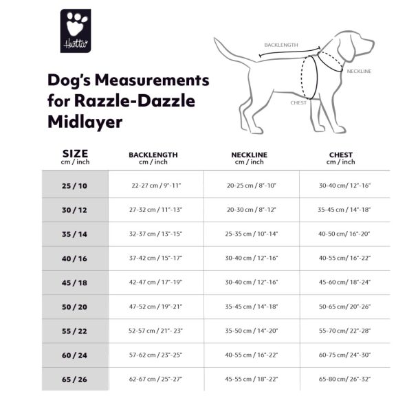 Hurtta Razzle Dazzle Midlayer - pulóver, áfonya