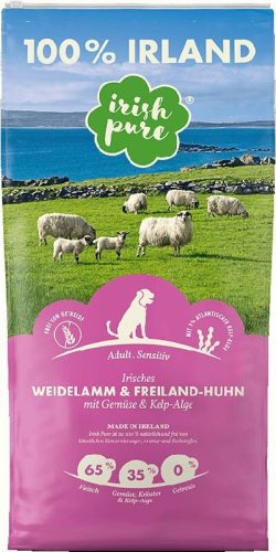 Irish Pure Adult Grain Free Bárány, csirke kutyatáp 4kg
