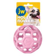 JW Hol-EE Roller - rácsos labda medium 11,5cm pink