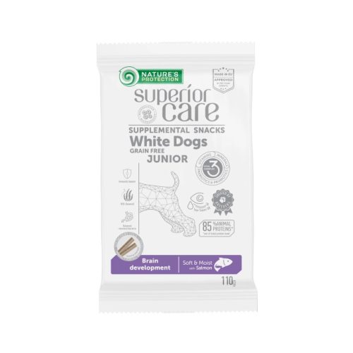 Natures Protection Funkcionális agyserkentő lazacos puha jutalomfalat rudak 110g