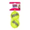 KONG Squeakair - sípoló teniszlabdák L 7,6cm - 2db
