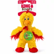 KONG Knots Chicken csomózott kötélvázas plüss csirke S