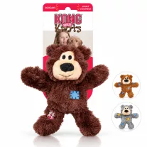   KONG Wild Knots Bear csomózott kötélvázas plüss medve – 10 cm