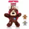 KONG Wild Knots Bear csomózott kötélvázas plüss medve – 10 cm