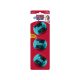 KONG Squeezz Action sípoló labda 6cm - 3db