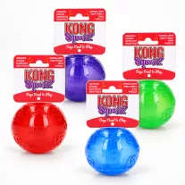 KONG Squeezz sípolós labda Large 7,5 cm
