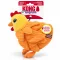 KONG Layerz Forage Hen jutalomfalat-kereső plüss tyúk 23 cm