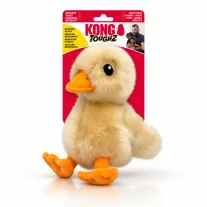   KONG Toughz Duck megerősített plüss kacsa dupla sípolóval – 21,5 cm