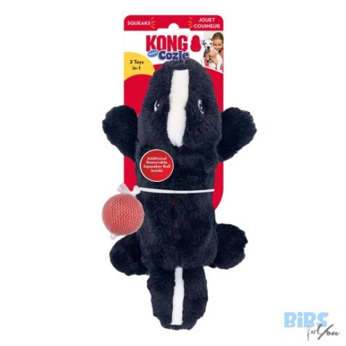 KONG Cozie Pocketz Borz kivehető sípolóval