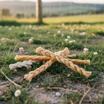 ChewBar Szárított Fonott Bárányfejbőr 1db