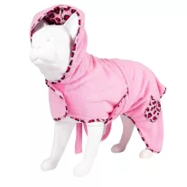 Max&Molly Matrix fürdőköntös - pink leopárd