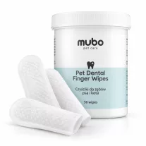   Mubo Pet Dental Finger Wipes ujjra húzható fogtisztító kendő 30 db