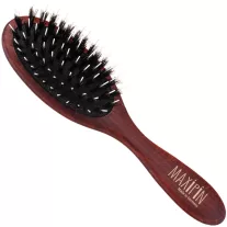 MaxiPin Ovális kicsi vaddisznó sörte és nylon fogú kefe