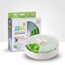   PetDreamHouse Spin UFO Maze Tricky Plus interaktív lassító etető – zöld