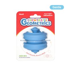 PetDreamHouse Chewtastic Geometrics GEO-Hex kék 6,2cm