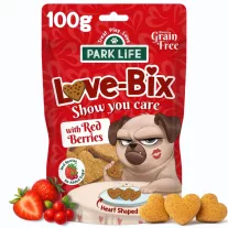   Park Life Love Bix piros gyümölcsös ízű jutalomfalat 100g