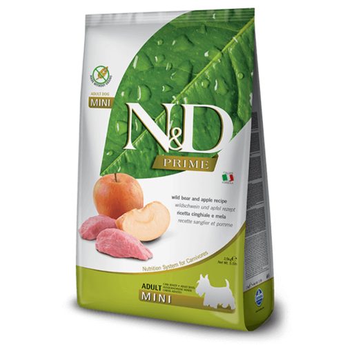 N&D Dog Prime vaddisznó&alma adult mini 800g