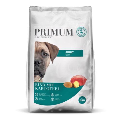 PRIMUM SOFT marha burgonyával félnedves eledel 5kg